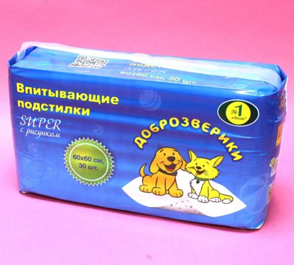 Пеленки для собак Пелигрин 60 60 30 шт