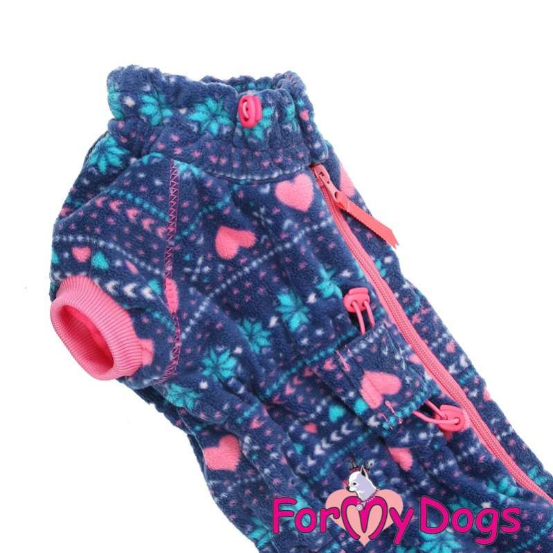 Комбинезон для таксы и корги флисовый ForMyDogs Пряник