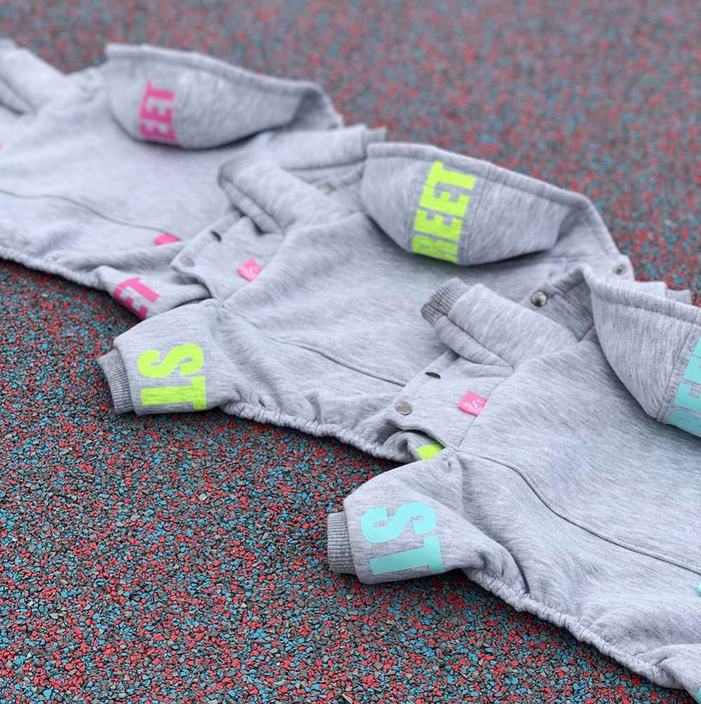 Костюм для собак трикотажный Premium Неон