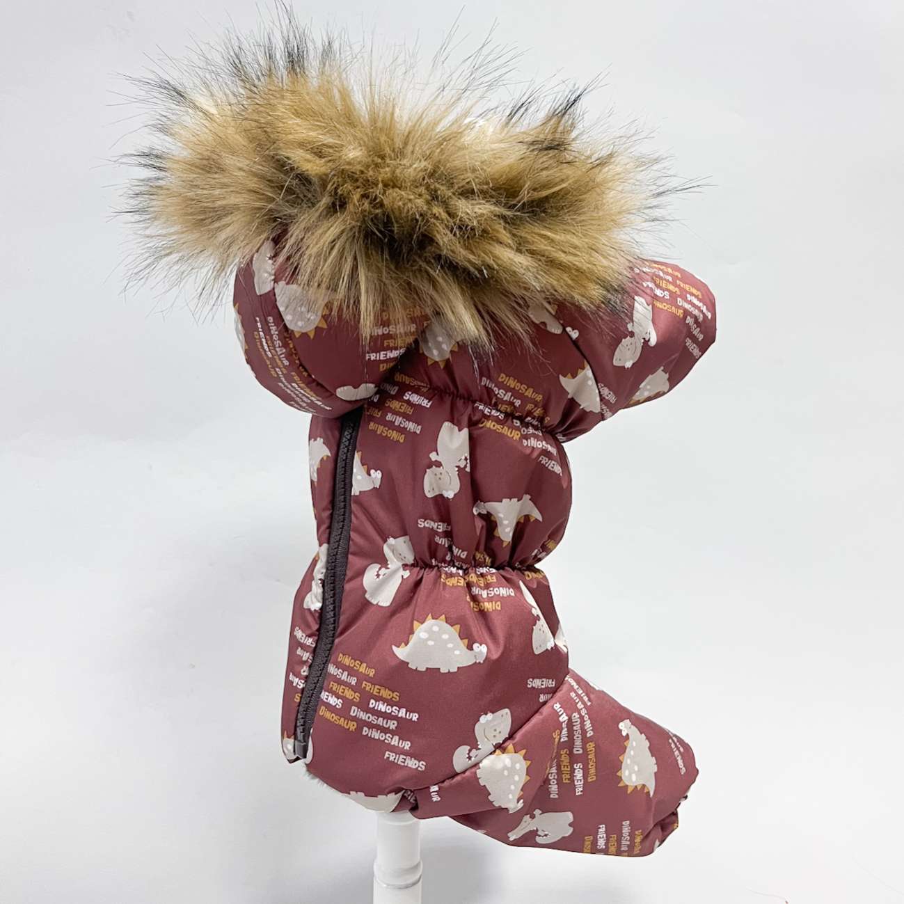 Зимний комбинезон для собак Аляска Динозаврики