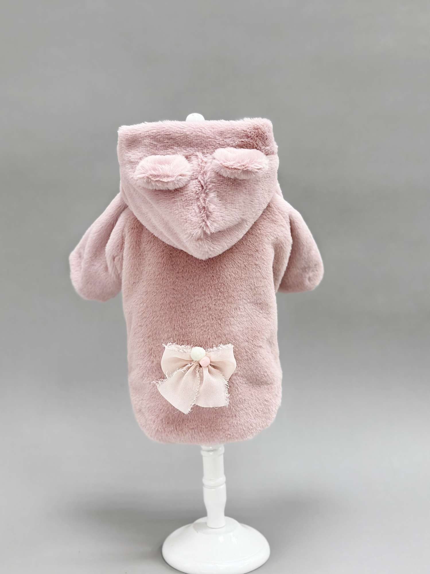 Шуба Puffy Тедди розовая