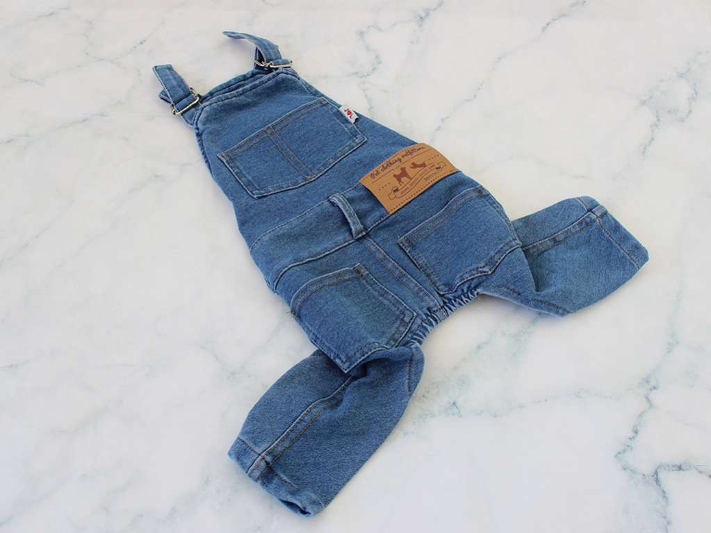 Комбинезон для собак джинсовый Pet Марио