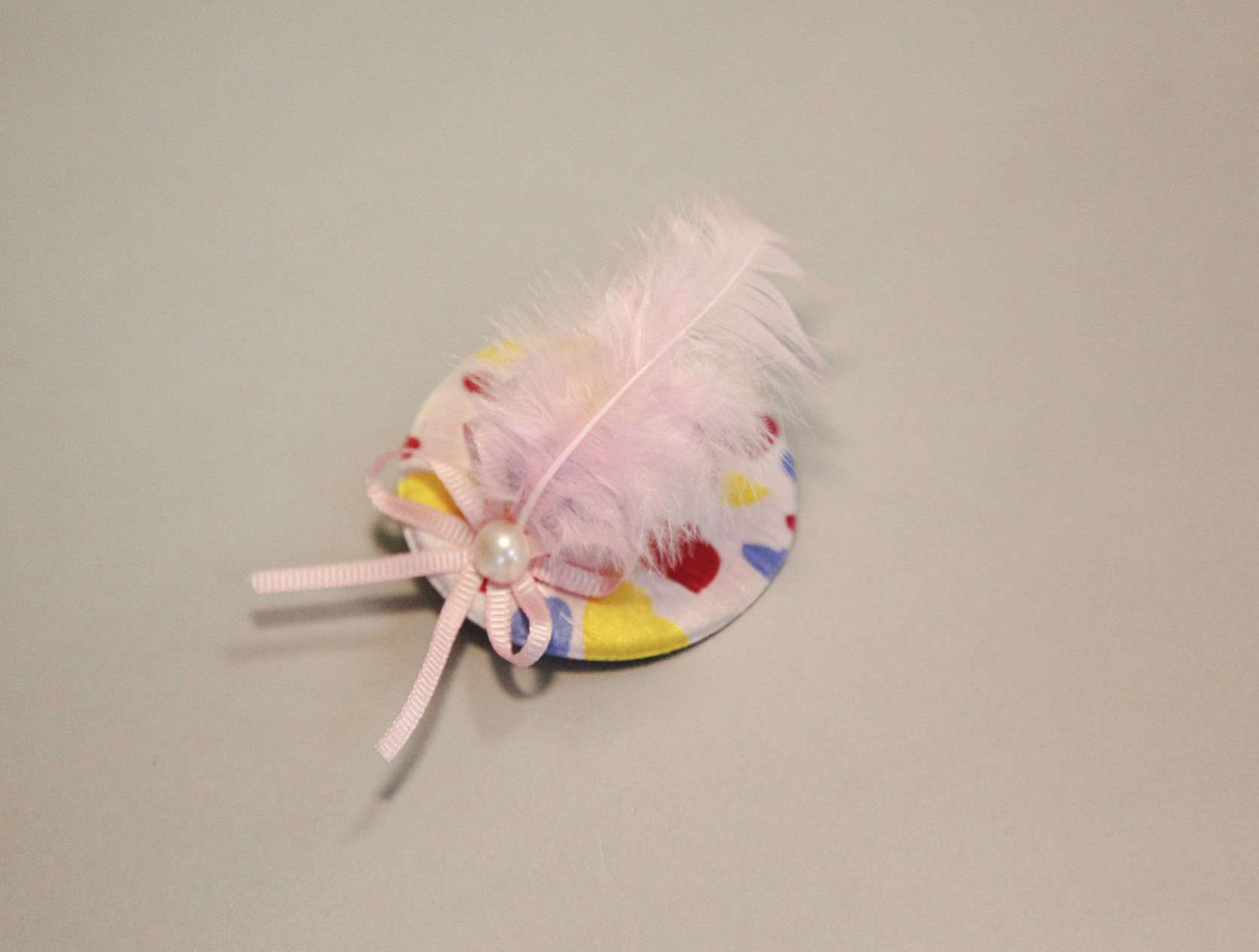 Заколка для собак Шляпа Сердечки