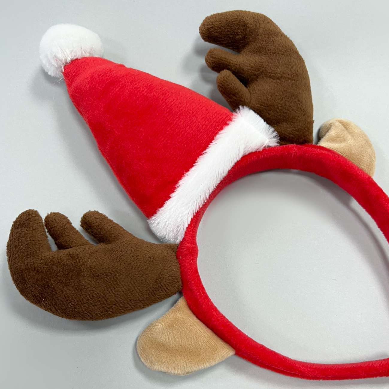 Новогодний ободок для собак Triol Колпак с рожками