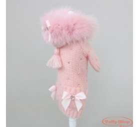 Шерстяной свитер для собак Кисточка песец