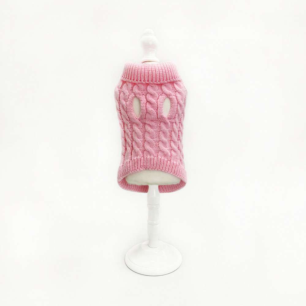 Свитер Pet вязка розовый
