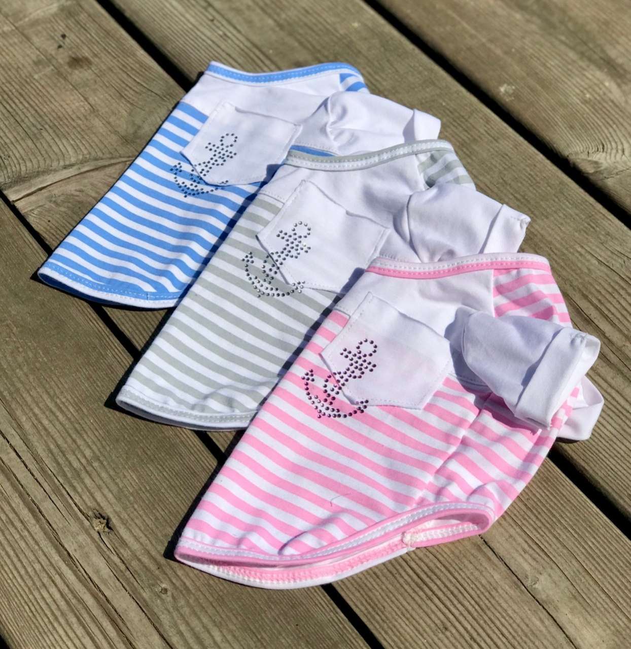 Футболка для собаки Premium Якорь