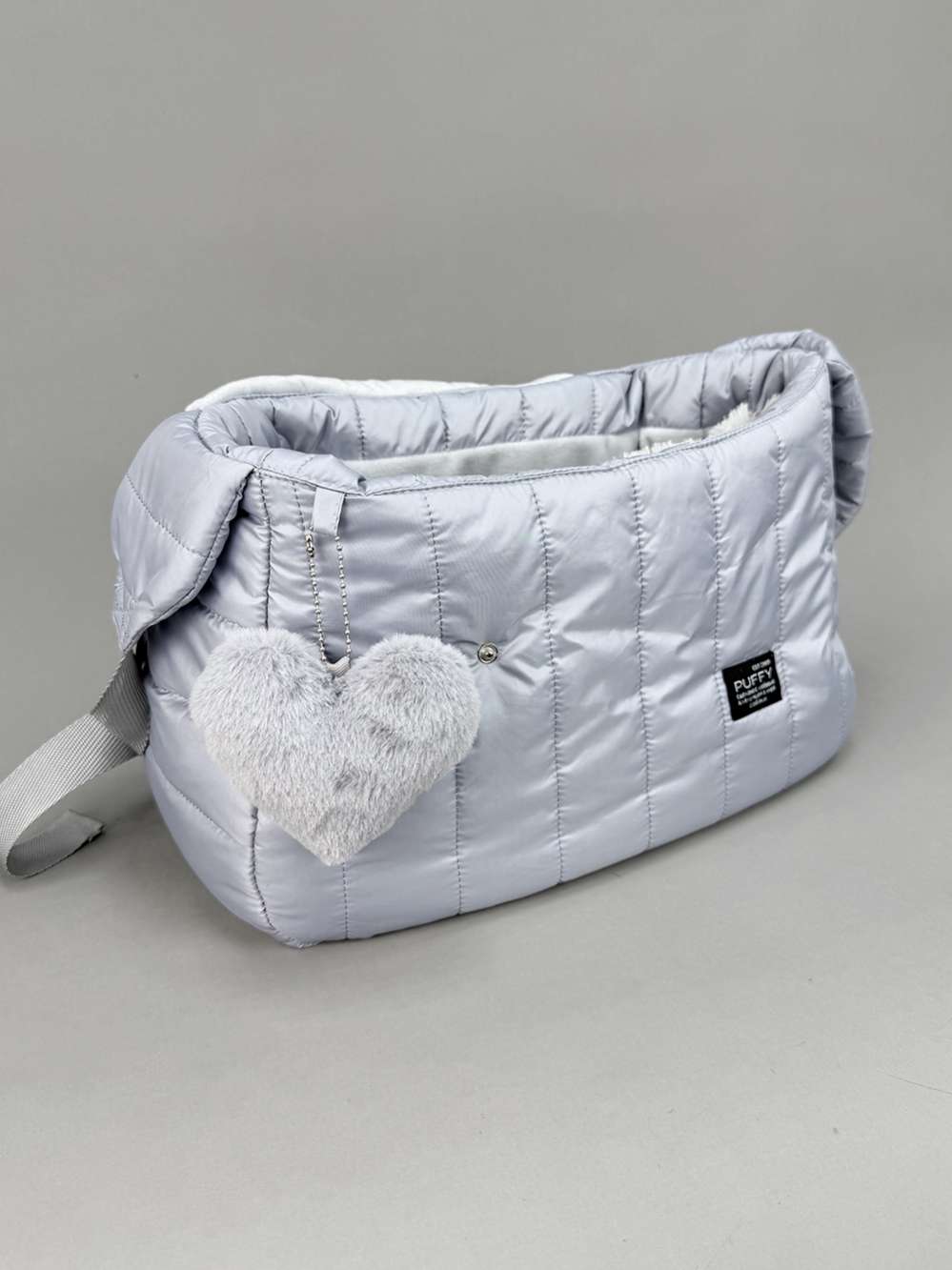 Сумка-слинг Puffy Прогулка серая