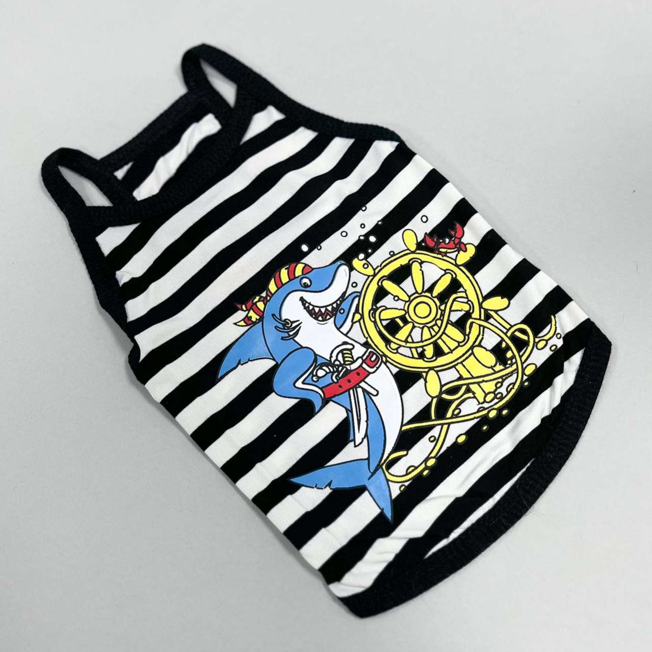 Майка для собаки ForMyDogs Акула пират