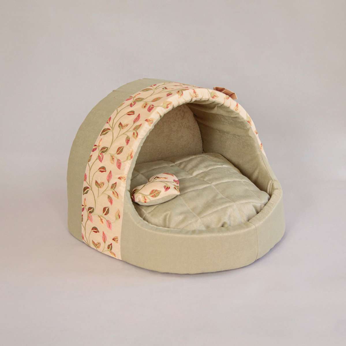 Домик для собаки круглый Puffy Листья