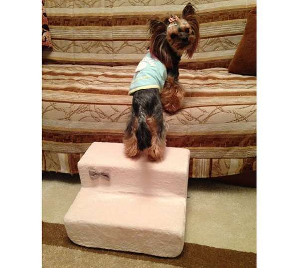 Лестница для собак Puffy Молочная