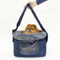 Сумка для собак Мешок Puffy Уют с регулятором синяя