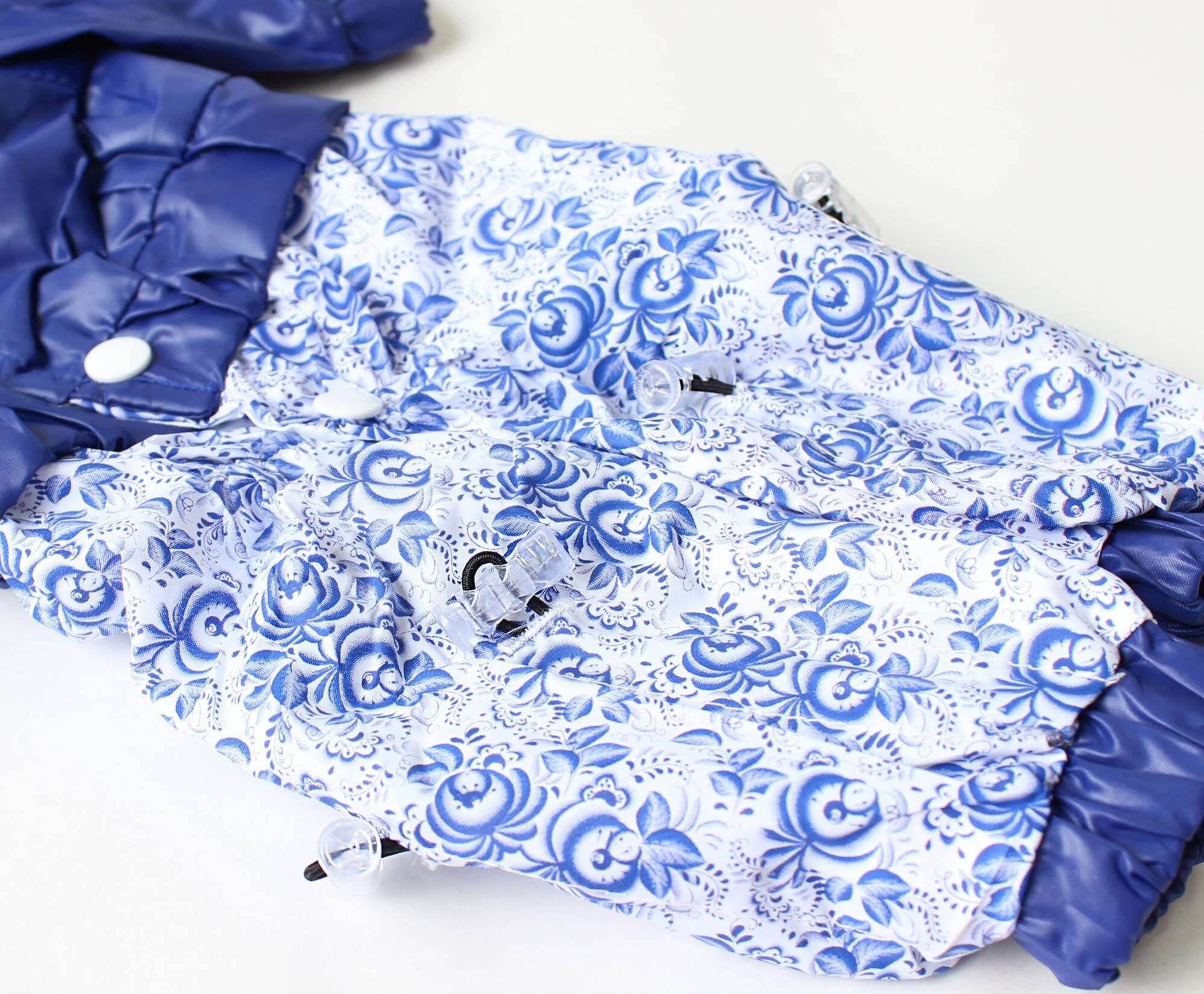 Дождевик для собаки Premium Гжель