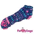 Комбинезон для таксы и корги флисовый ForMyDogs Пряник