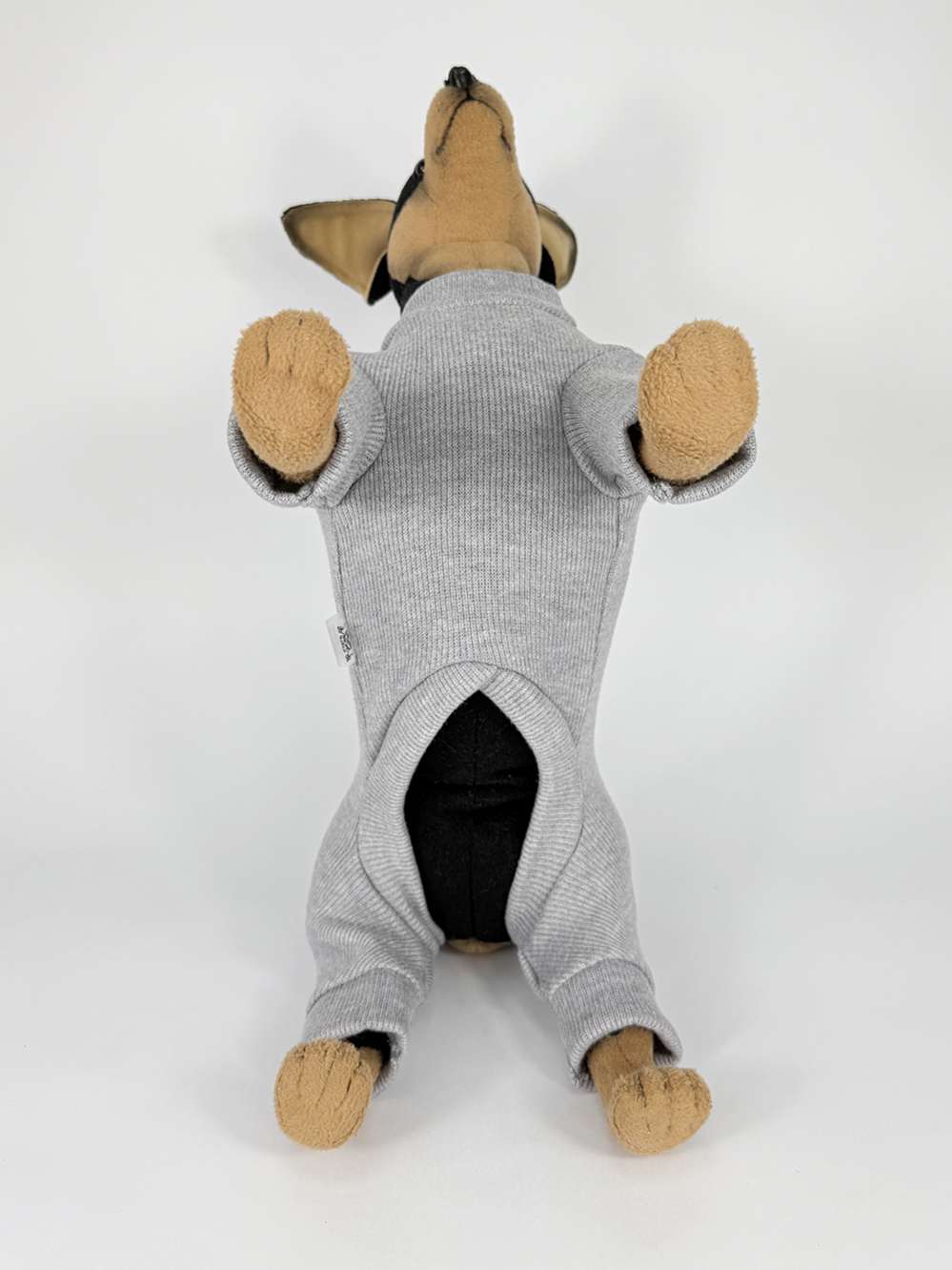 Костюм-боди для собак Puffy Сумерки серый