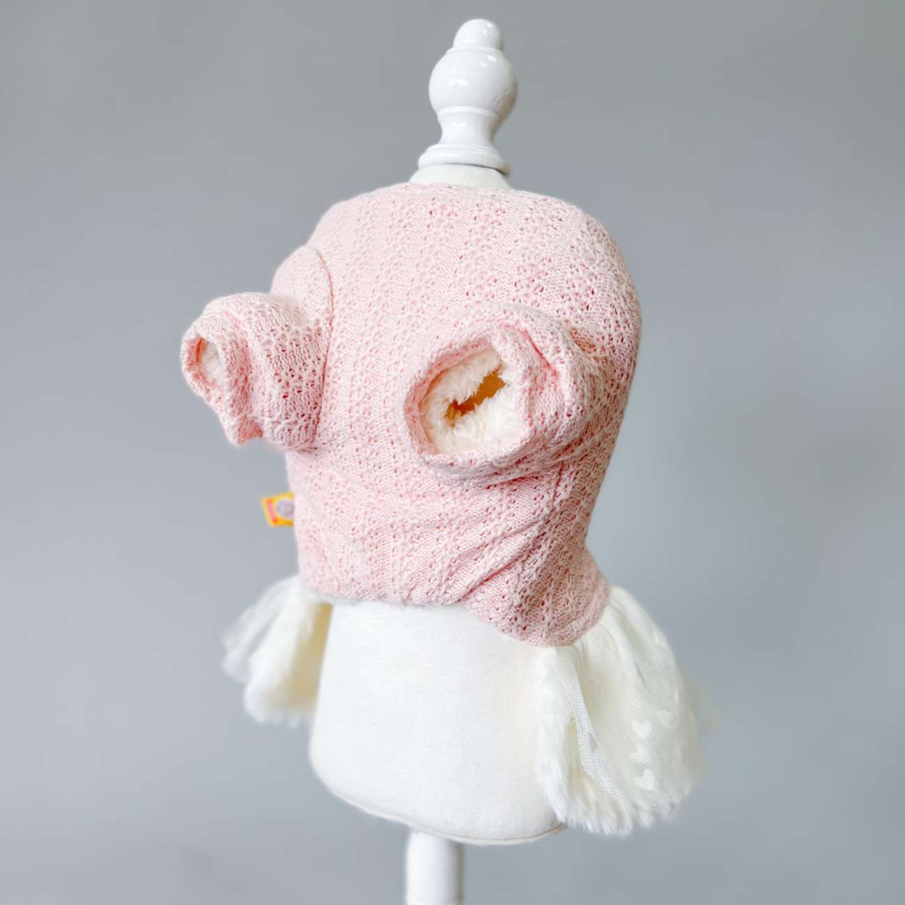 Платье для собак с мехом Pet Камея