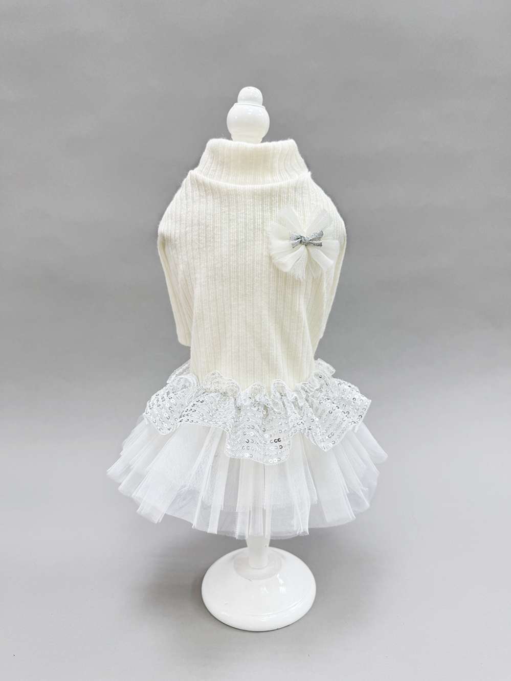 Платье Puffy Коко молочное