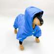 Дождевик для собаки Puffy Шоколад голубой