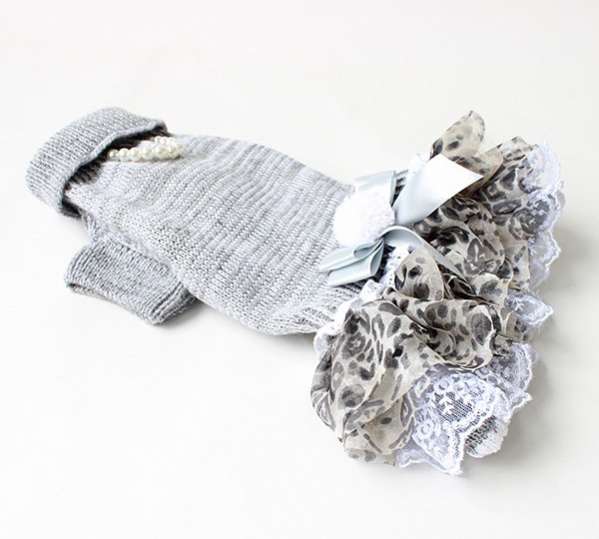 Шерстяное платье для собак Puffy Грейси