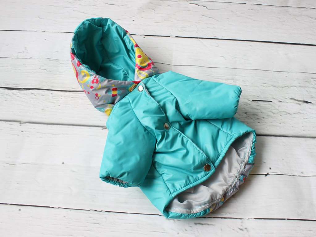 Куртка для собаки Цветы