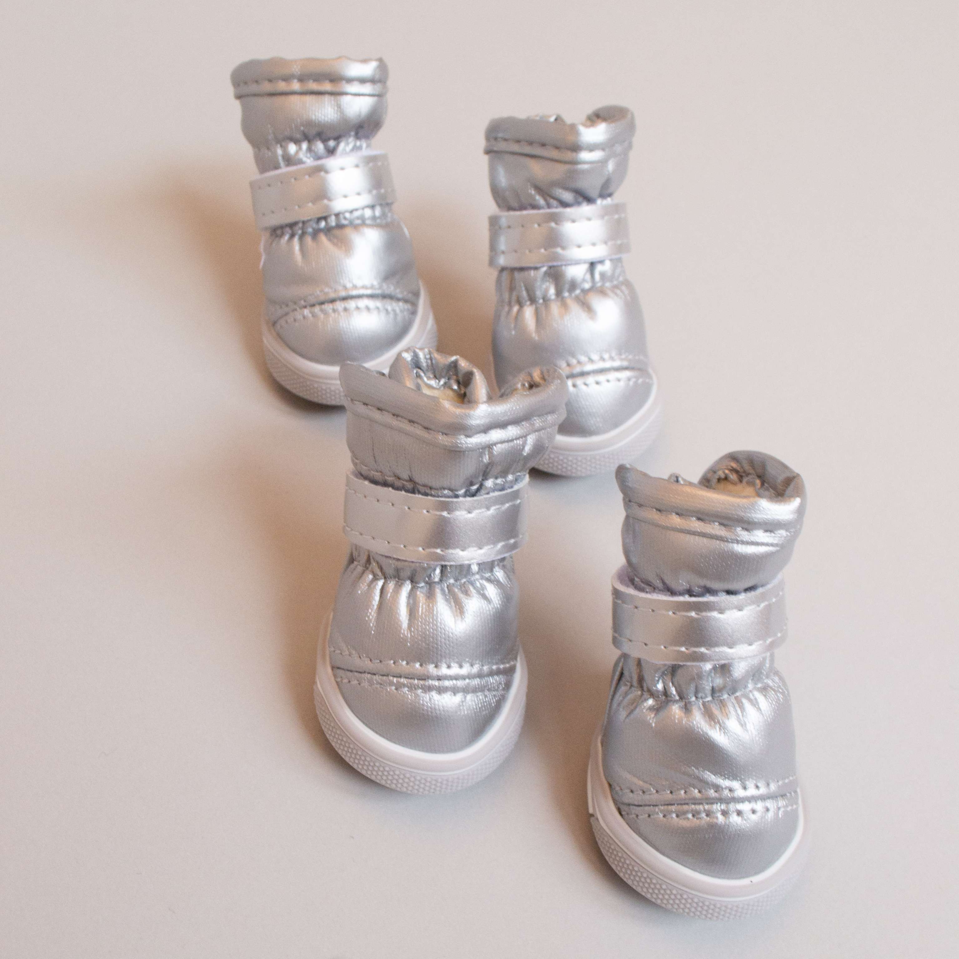 Зимние ботинки для собак Луноходы с липучкой