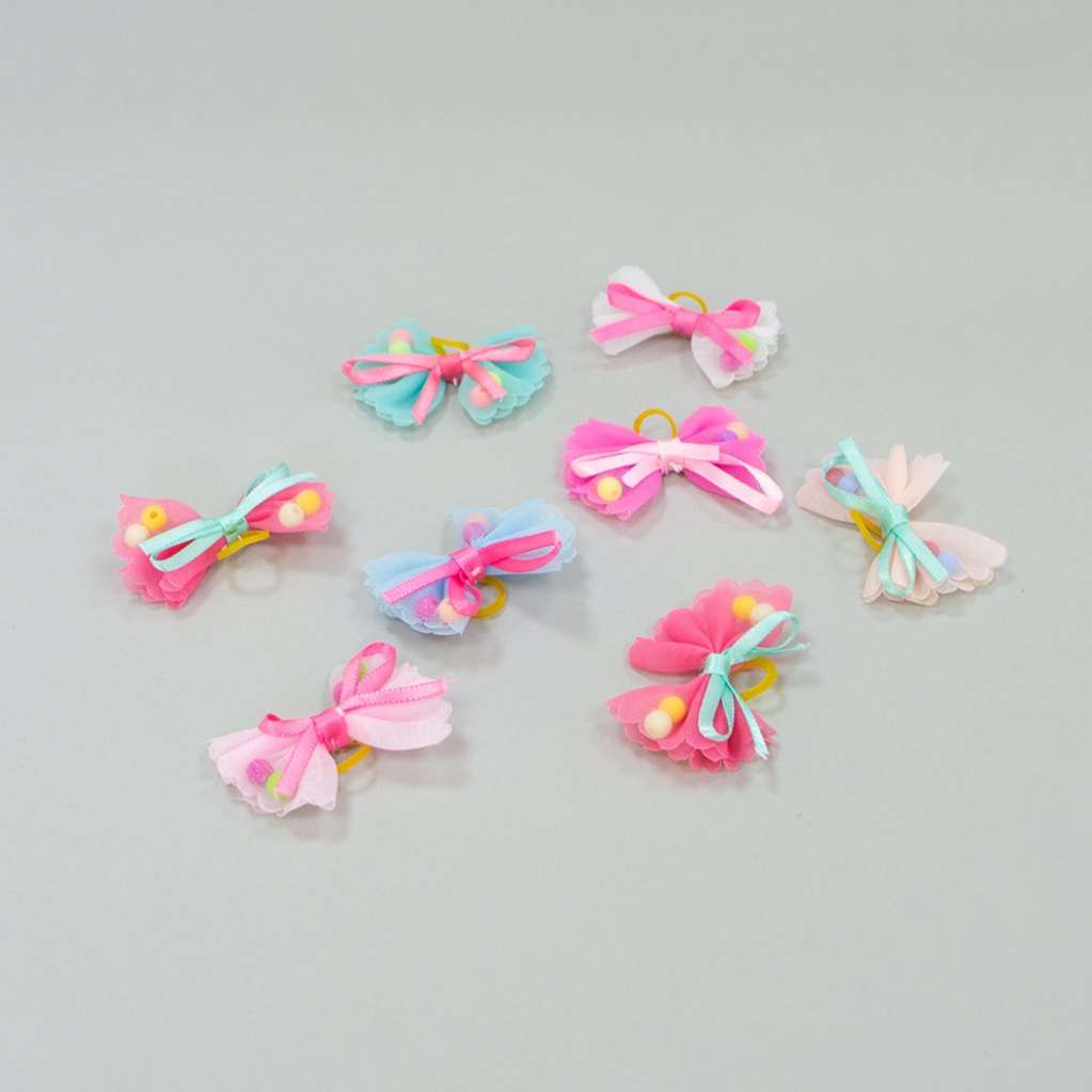 Резинка для собак Pet Бантик с бусинкой