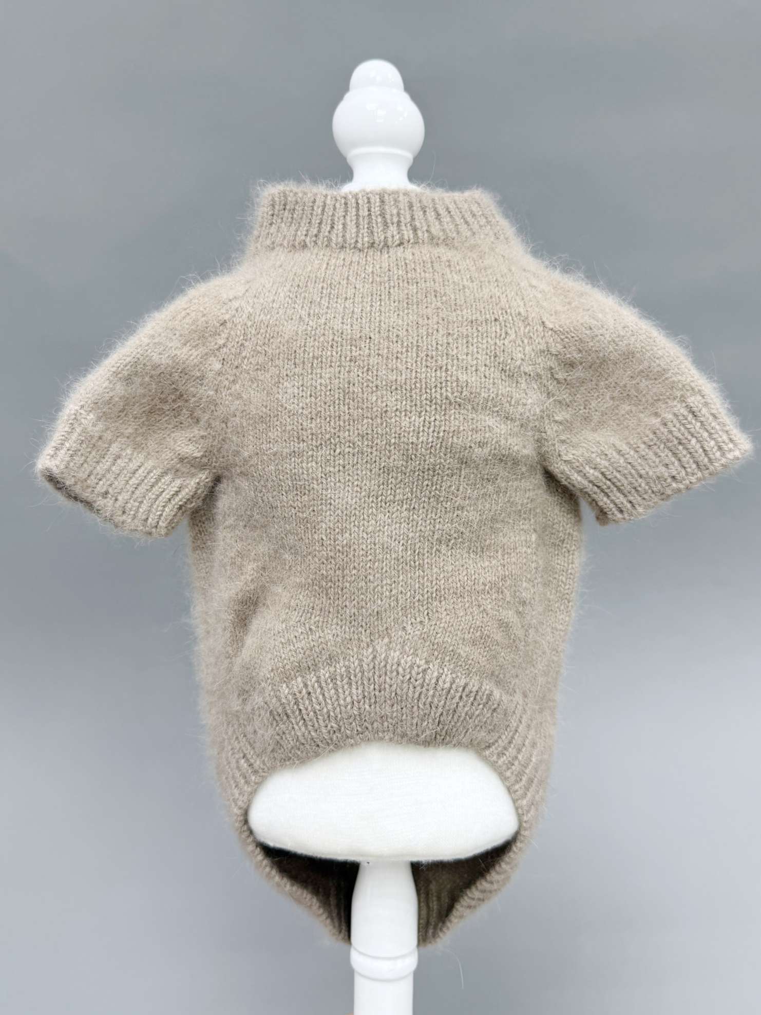 Вязаный свитер для собак Puffy Пух норки Бежевый