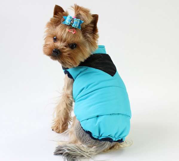 Жилетка для собаки Puffy Аква