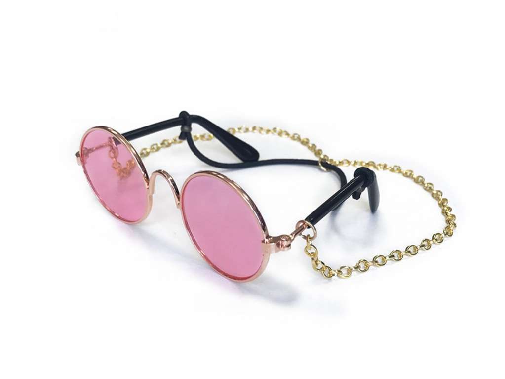 Солнечные очки для собак с цепочкой