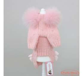 Шерстяной свитер для собак Кисточка песец