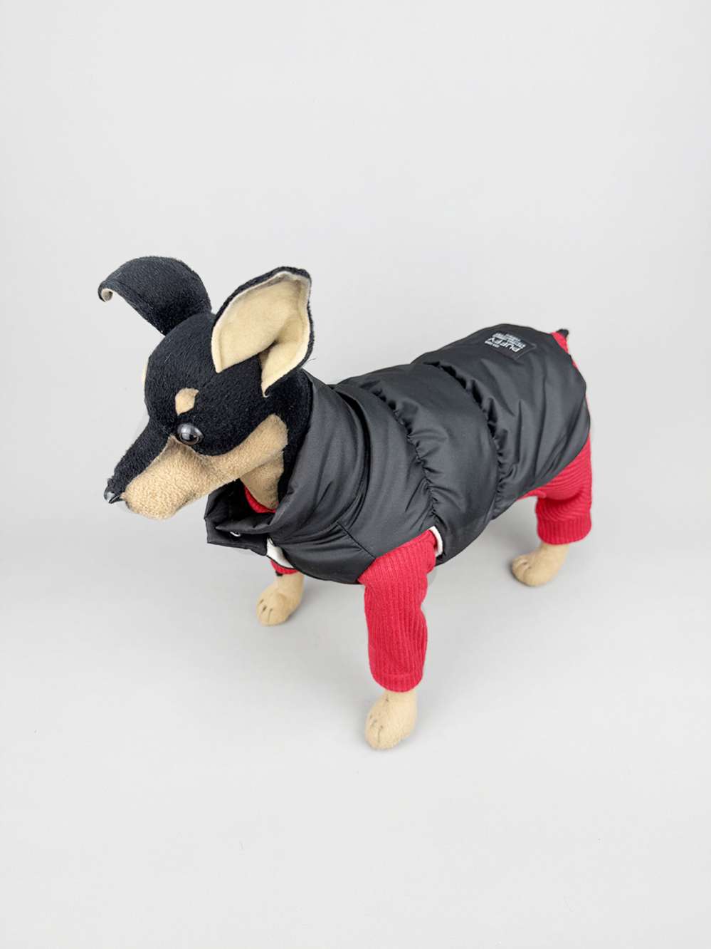 Жилетка для собаки Puffy Флеш Черный