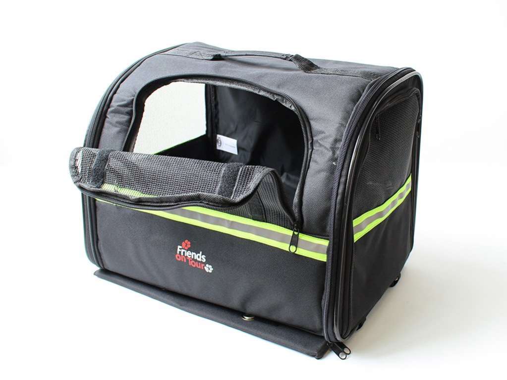 Сумка для собак на багажник велосипеда