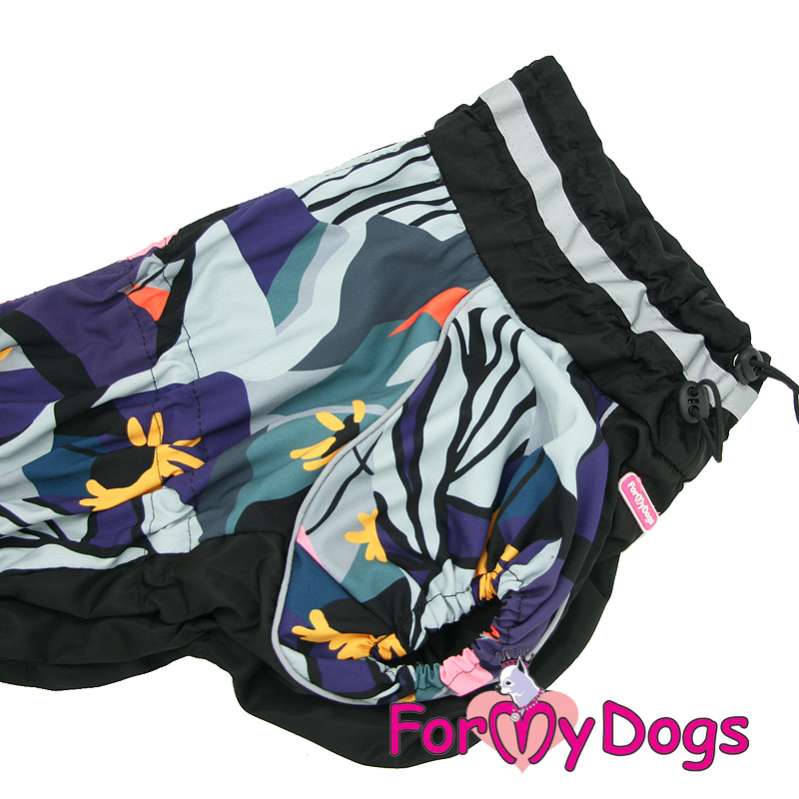 Дождевик для таксы и корги ForMyDogs Подсолнух