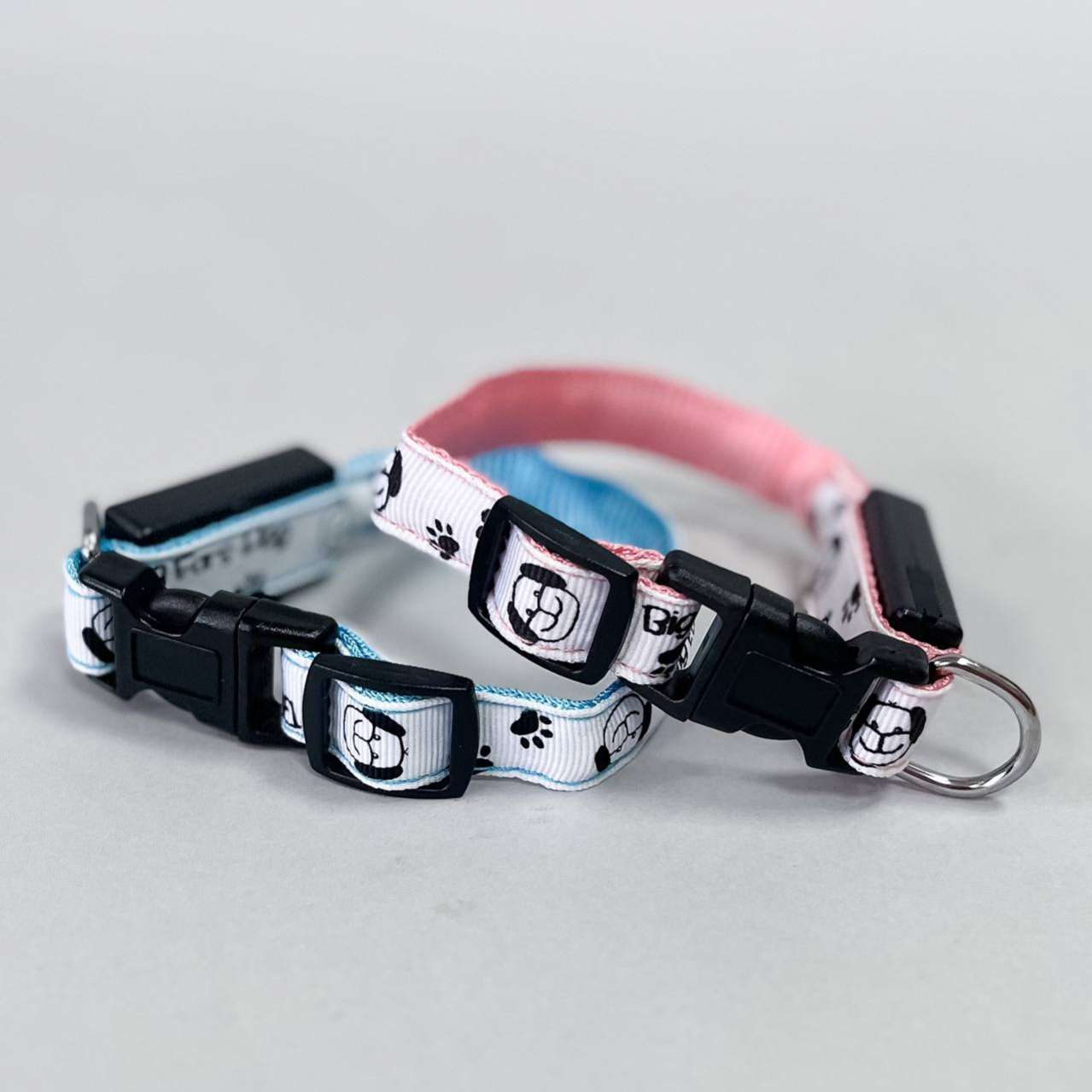 Светящийся ошейник для собак с зарядкой USB Собачки