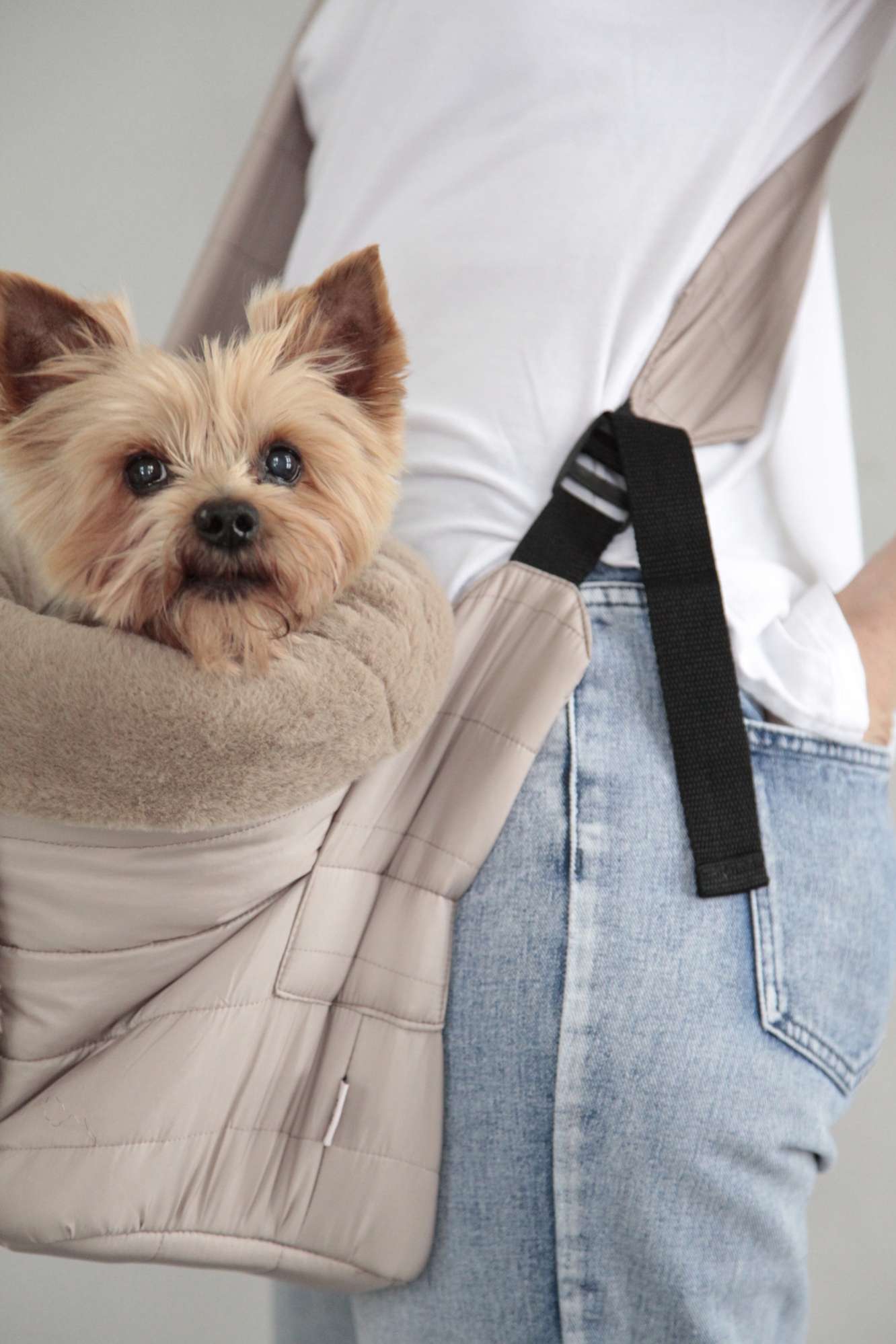 Сумка для собак Мешок Puffy Уют с регулятором синяя