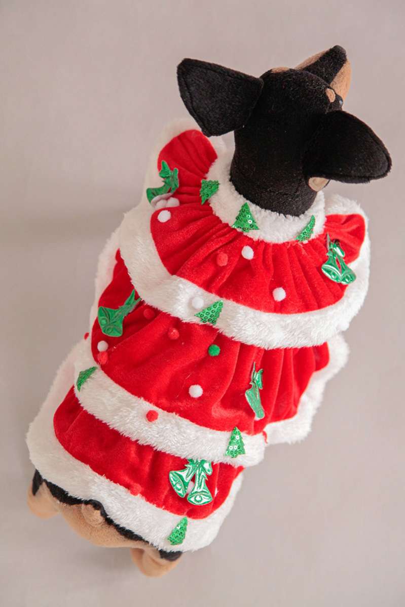 Новогоднее платье для собак Pet Ёлочка