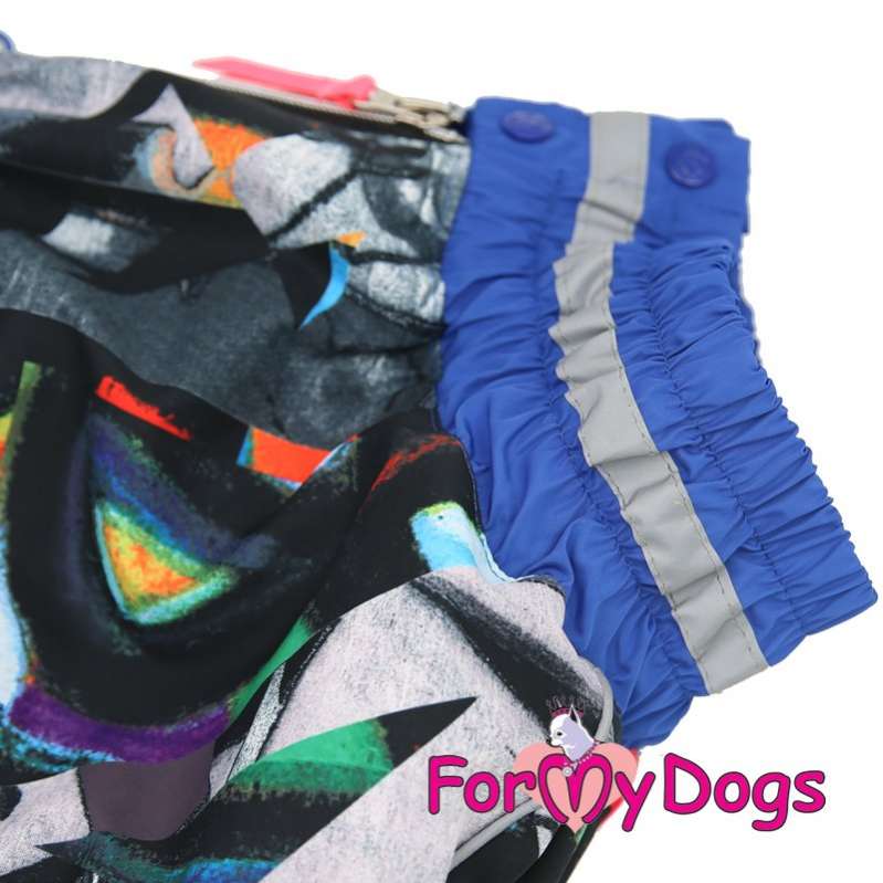 Зимний комбинезон для собак средних и крупных пород ForMyDogs Абстракция