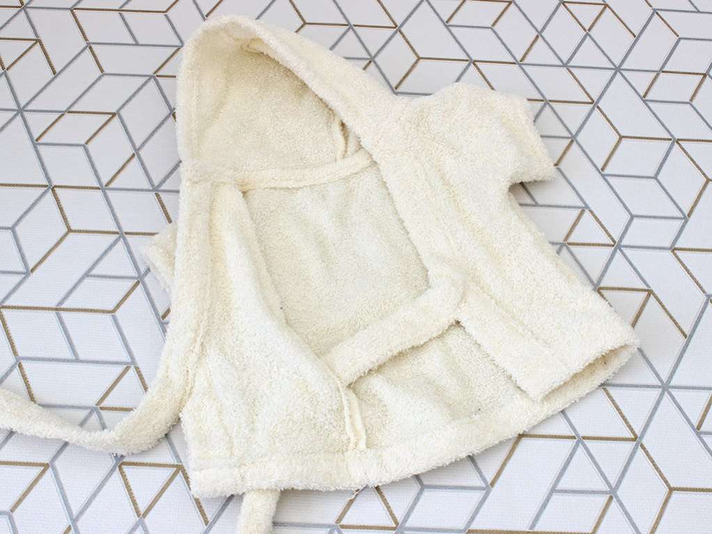 Халат для собак банный махровый