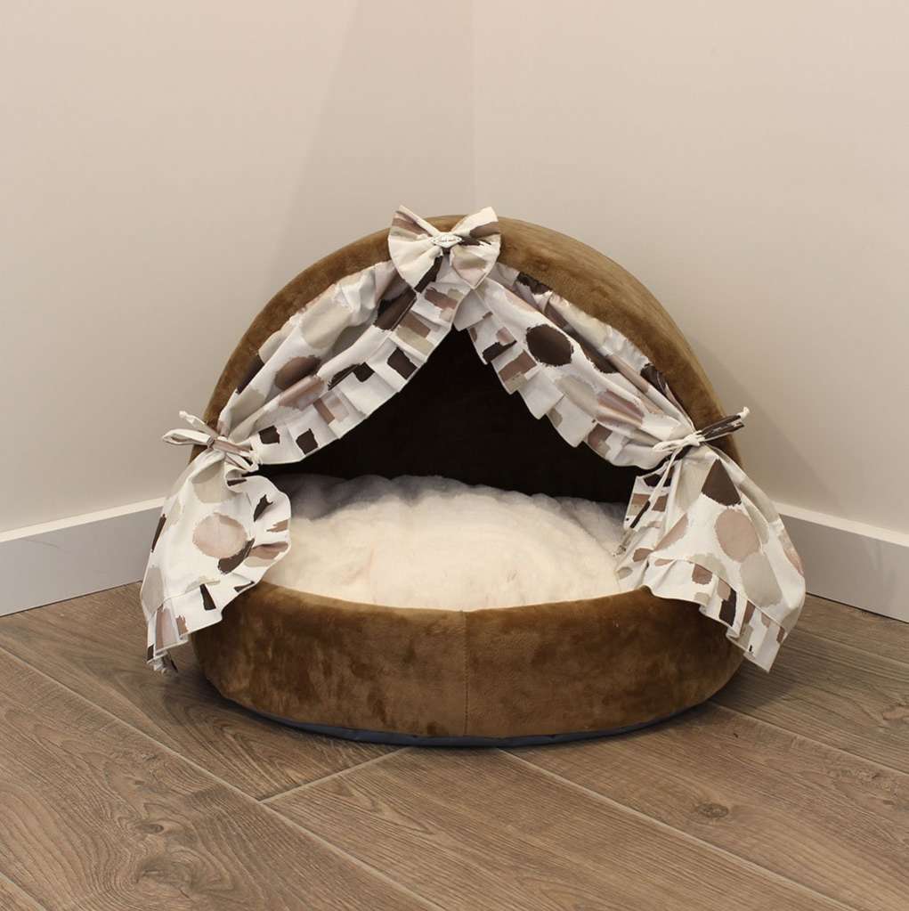 Домик для собаки со шторками Puffy Берёзка