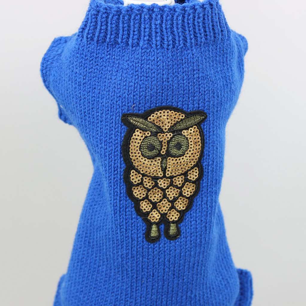 Вязаный свитер для собаки Puffy Филин