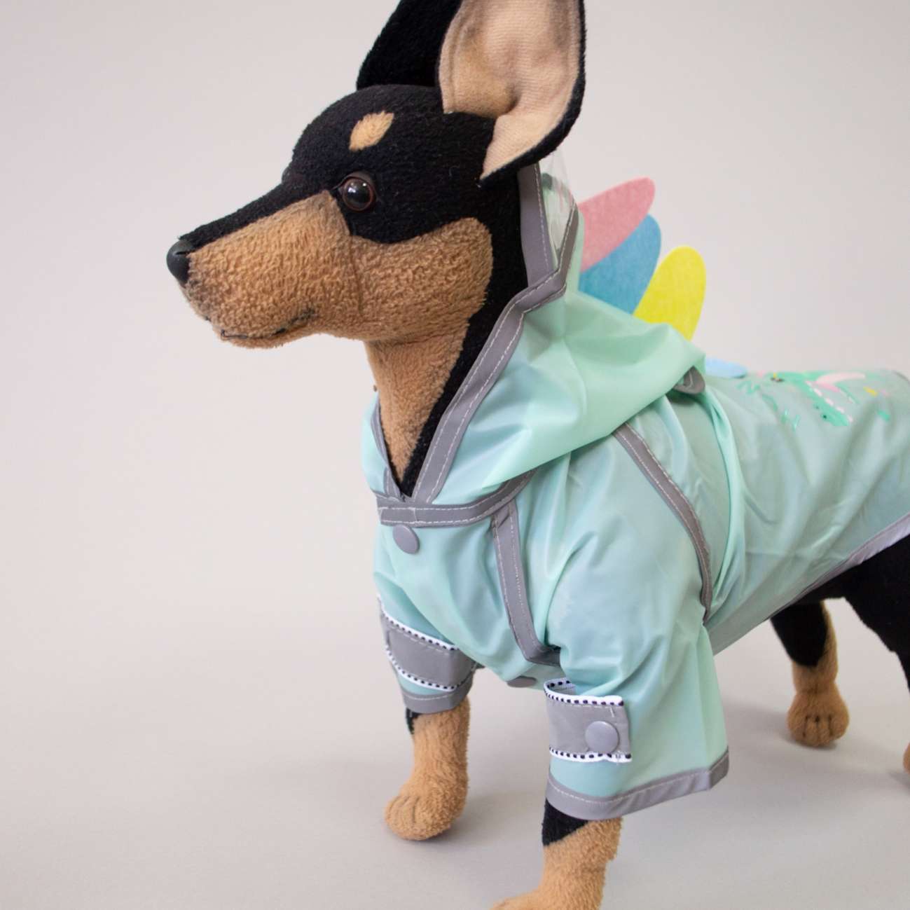 Дождевик плащ для собаки Pet Крокодил