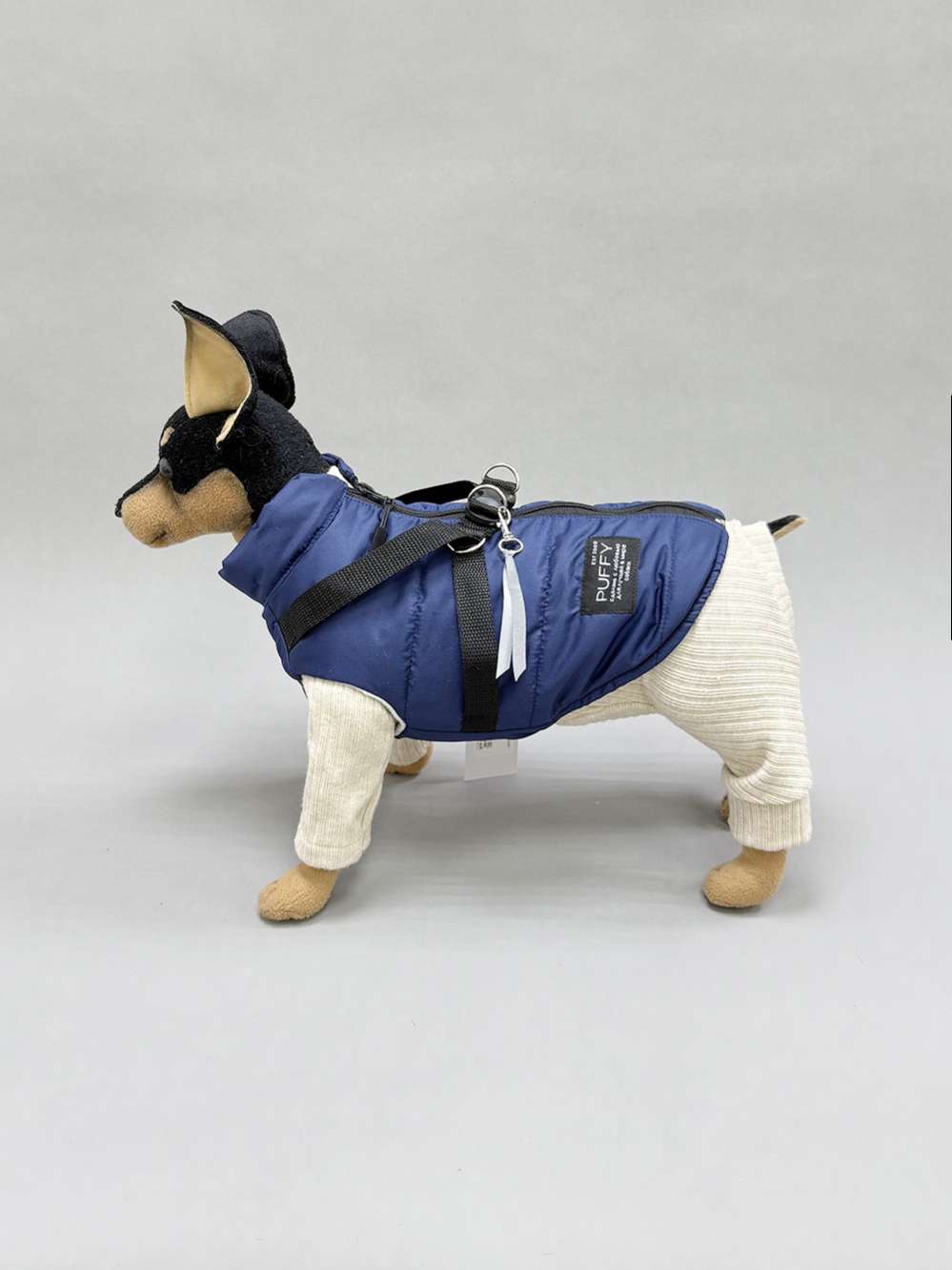 Жилетка для собак Puffy Фикс синяя