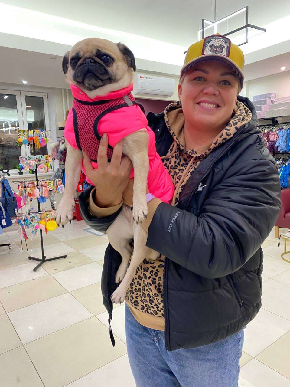 Жилетка Puffy Рич розовая