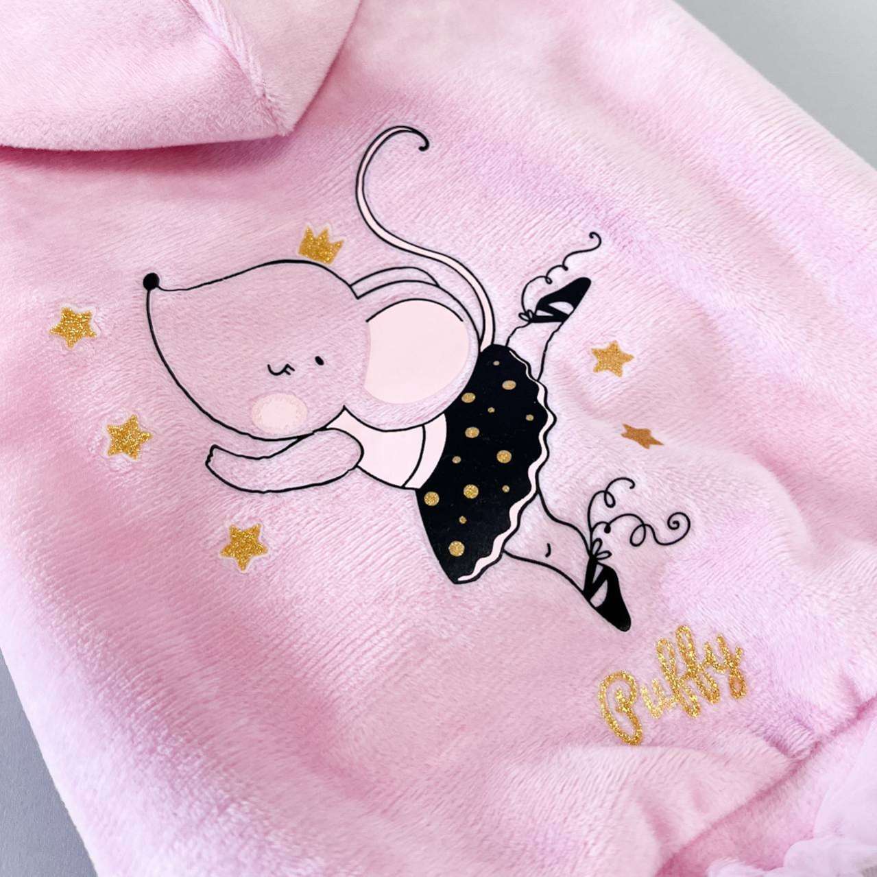 Толстовка для собаки велюровая Puffy Тутси