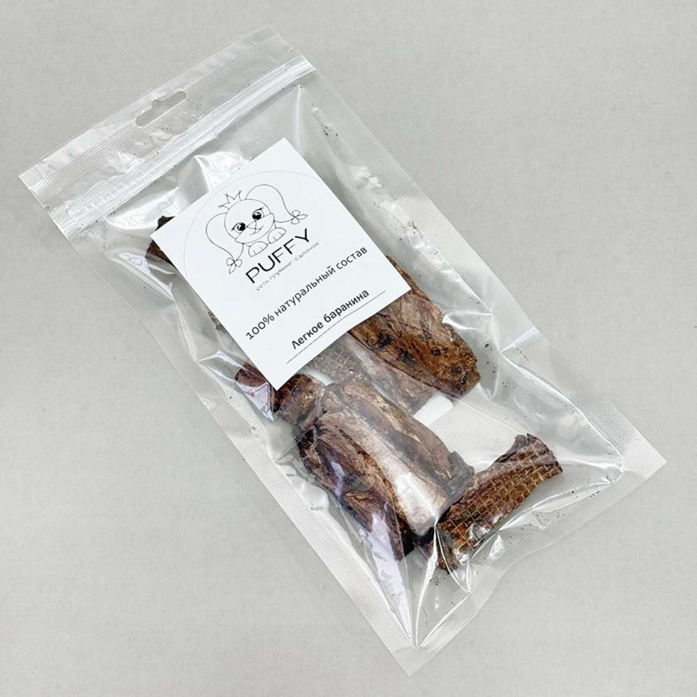 Натуральное лакомство Легкое баранье (палочки), 40г