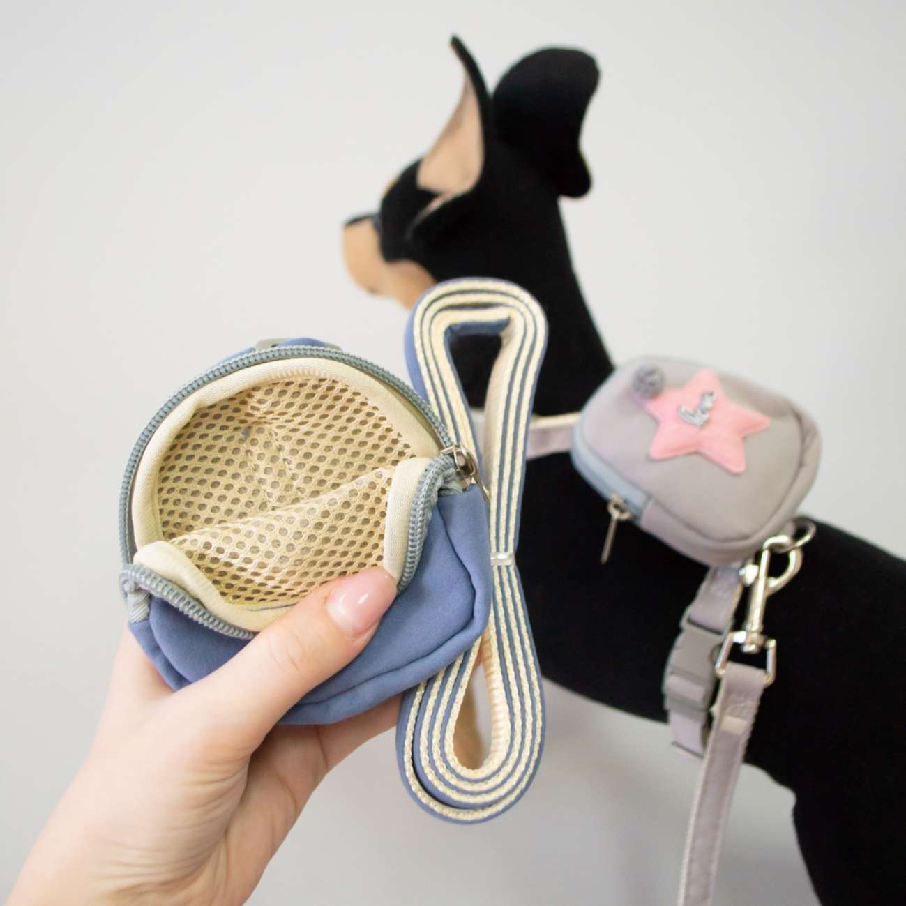 Шлейка с поводком для собак Pet Рюкзачок