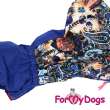 Комбинезон для таксы и корги ForMyDogs Цветник