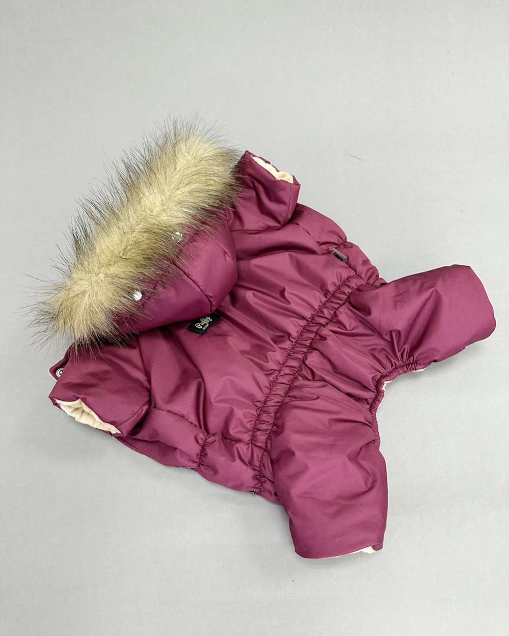 Комбинезон для собак Puffy Аляска Бордовая
