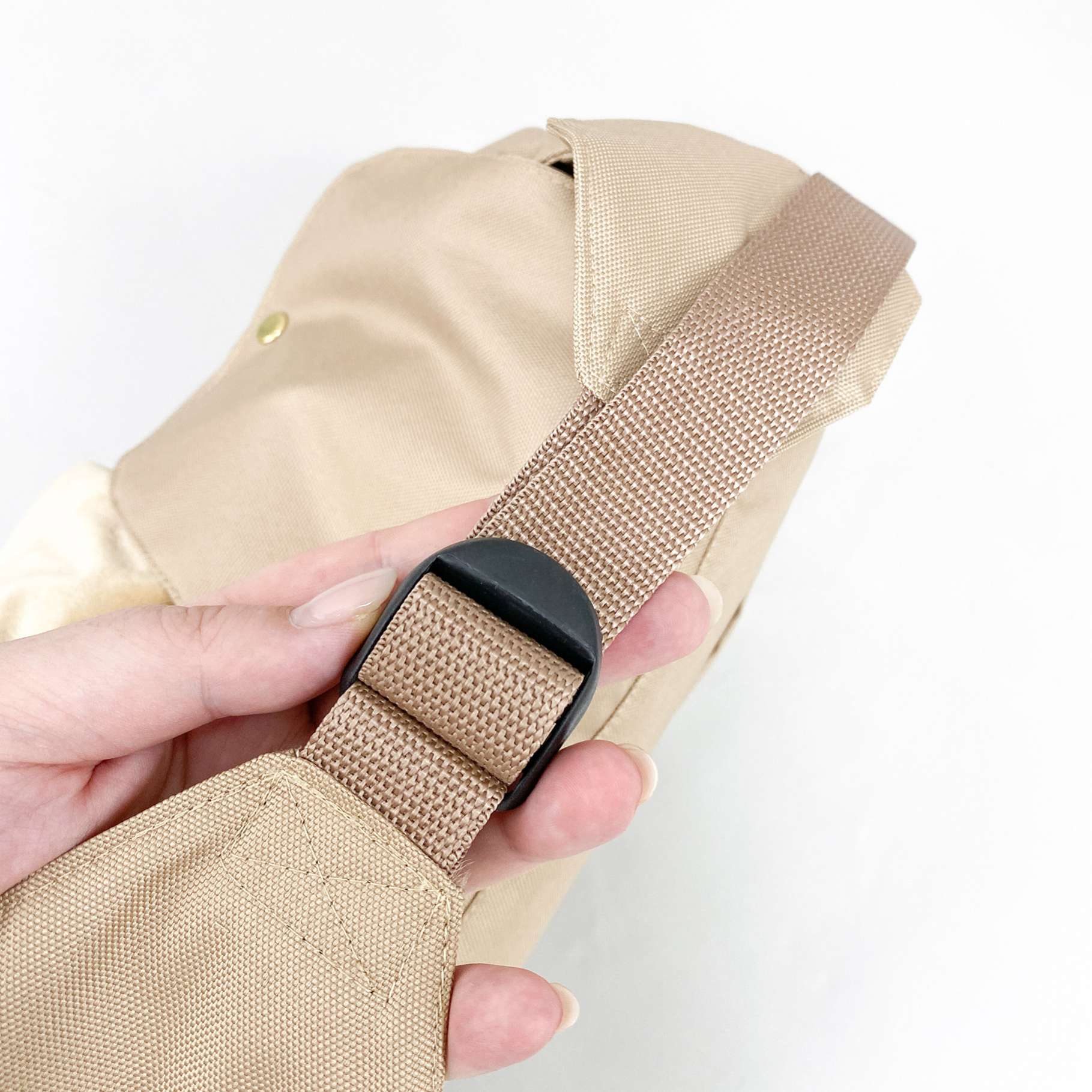 Демисезонная сумка-слинг для собак Puffy Бостон бежевый