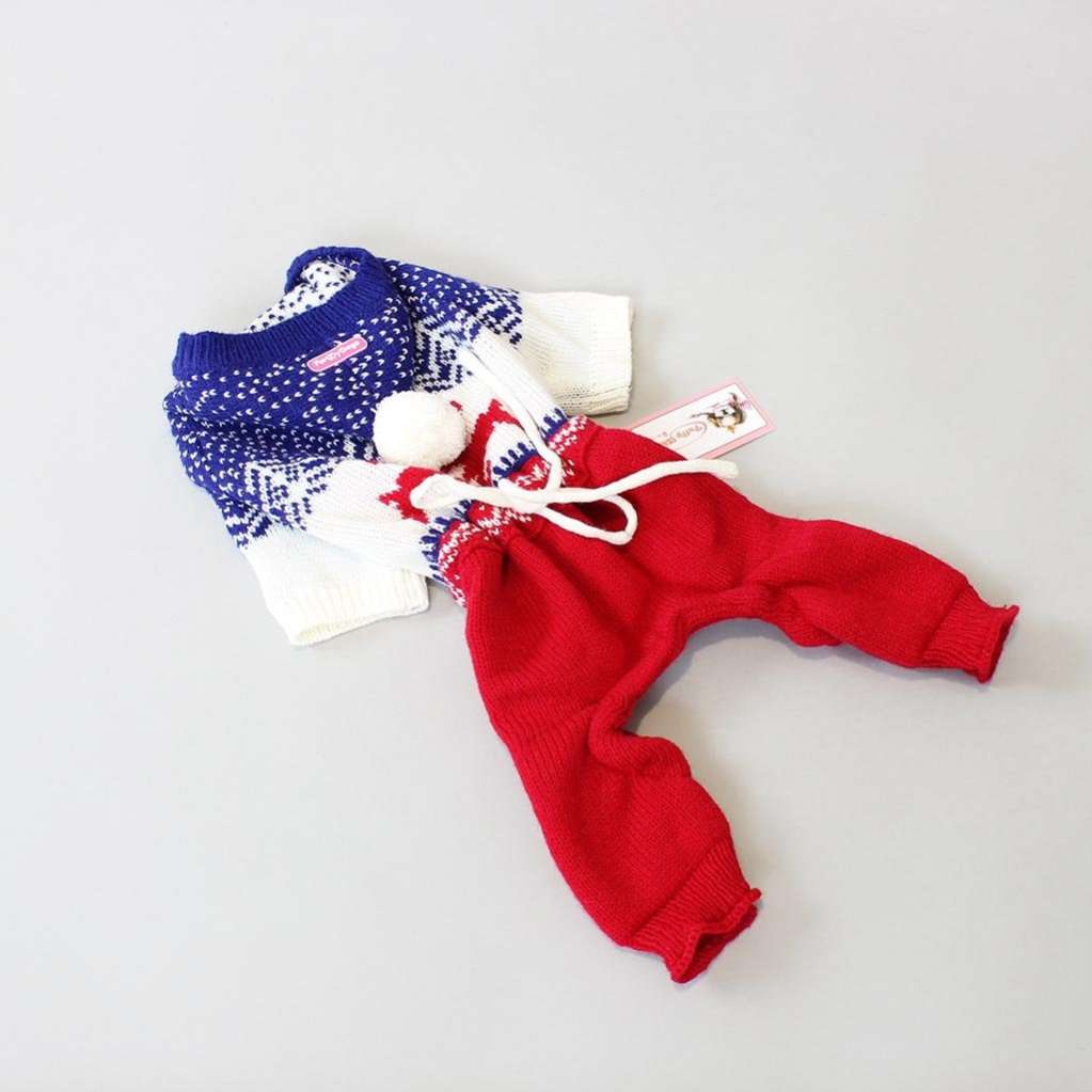 Вязаный костюм для собак ForMyDogs Север